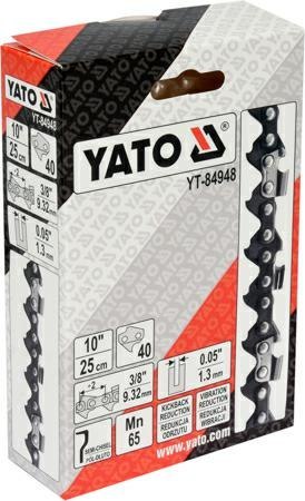 YATO ŁAŃCUCH TNĄCY DO PILARKI 25cm/40/3/8"/1,3 YATO ŁAŃCUCH TNĄCY DO PILARKI 25cm/40/3/8"/1,3
