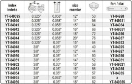 YATO ŁAŃCUCH TNĄCY DO PILARKI 30cm (12