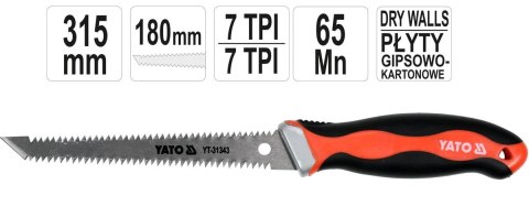 YATO PIŁA DO GIPSÓW 180mm 31343 YATO PIŁA DO GIPSÓW 180mm 31343