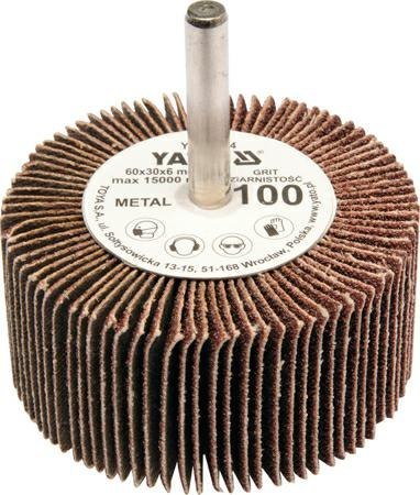 YATO ŚCIERNICA LISTKOWA TRZPIENIOWA 60 x 30 x 6mm P120 YATO ŚCIERNICA LISTKOWA TRZPIENIOWA 60 x 30 x 6mm P120