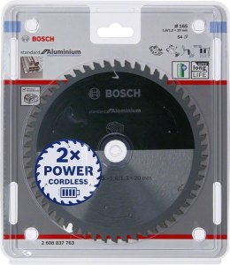 BOSCH PIŁA TARCZOWA STANDARD ALUMINIUM ACCU 165x20x54z