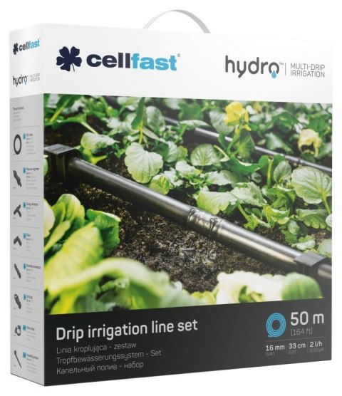 CELLFAST LINIA KROPLUJĄCA HYDRO-ZESTAW 5/8" (16mm) 50m
