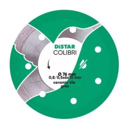DISTAR TARCZA DIAMENTOWA COLIBRI 75 x 0,8 x 6 x 10H