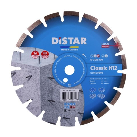 DISTAR TARCZA DIAMENTOWA CLASSIC H12 304 x 2,8/1,8 x 25,4mm