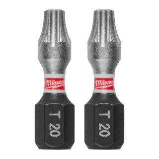 MILWAUKEE KOŃCÓWKA T20 x 25mm/ 3szt. ShW