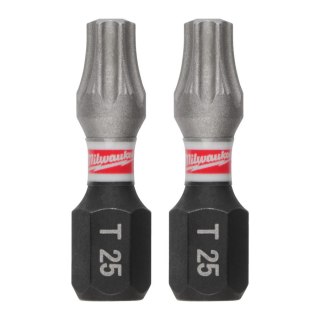 MILWAUKEE KOŃCÓWKA T25 x 25mm/ 3szt. ShW
