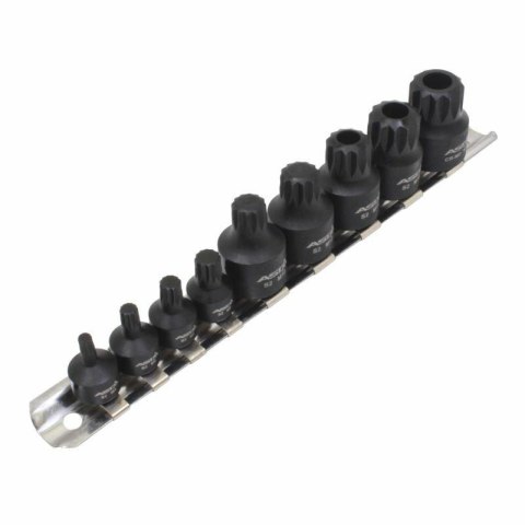 ASTA NASADKI UDAROWE XZN 1/4"-3/8" 9szt.