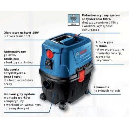 BOSCH ODKURZACZ GAS 15 PS AUTOMATYCZNE GNIAZO ZASILAJĄCE