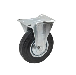 AWTOOLS KOŁO STAŁE Z CZARNĄ GUMĄ 125mm