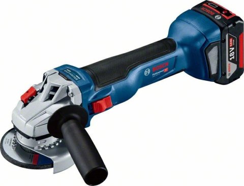 BOSCH SZLIFIERKA KĄTOWA 18V 125mm GWS 18V-10 2x5,0Ah LB ...