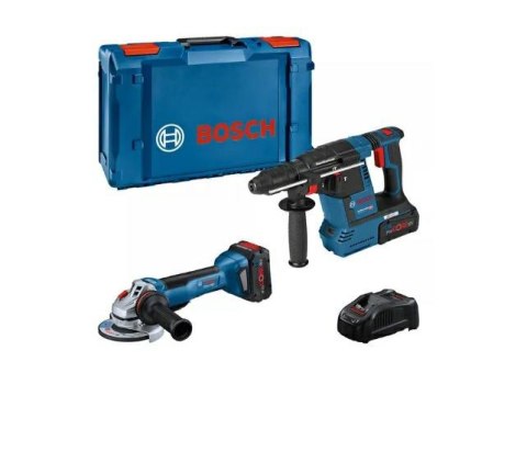 BOSCH ZESTAW COMBO 18V (GBH 18V-26, GWS 18V-10PC) 2xPC5,5Ah XL-BOXX