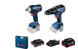 BOSCH ZESTAW COMBO 18V (GSB18V-50, GDS18V-400) ...