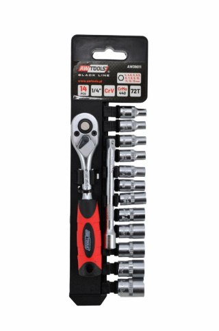 AWTOOLS ZESTAW KLUCZY 1/4" 14el