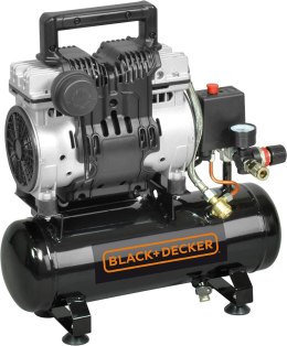 BLACK+DECKER KOMPRESOR BEZOLEJOWY 6L /1KM/ 8BAR /0,75KW / BARDZO CICHY......