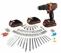 BLACK+DECKER WKRĘTARKA UDAROWA 18V BDCHD181B3A 3x1,5Ah +120 ACC ...