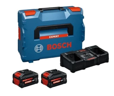 BOSCH AKUMULATOR 18V 8,0Ah EXPERT 2szt. + ŁADOWARKA EXAL 18V2-320 LB