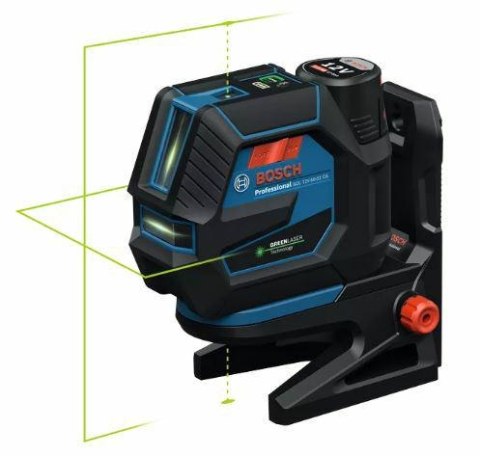 BOSCH LASER KRZYŻOWY GCL 12V-50-22 CG ZIELONY + UCHWYT RM 20 + ADAPTER AA 1 1x2,0Ah + STATYW BT 150