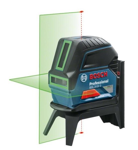 BOSCH LASER KRZYŻOWY GCL 2-15 G ZIELONY + UCHWYT RM 1