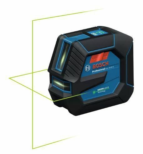 BOSCH LASER KRZYŻOWY GLL 20-22 G ZIELONY + UCHWYT LB 10