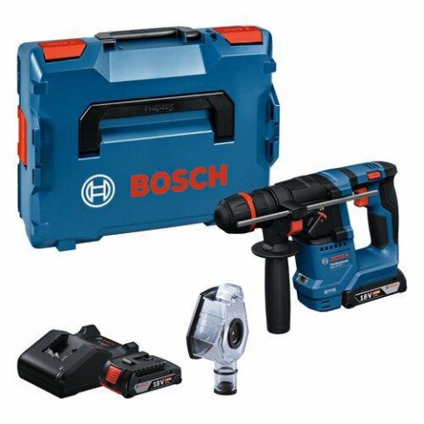 BOSCH MŁOT SDS+ GBH 18V-18 X 2x2,0Ah 1,5J ONECHUCK +ODSYS GDE 24 LB