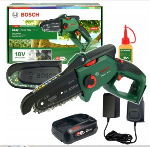 BOSCH PIŁA ŁAŃCUCHOWA EASY CHAIN 18V-15-7
