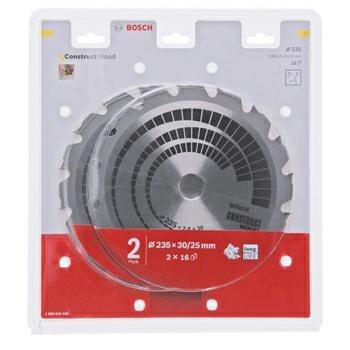 BOSCH PIŁA TARCZOWA DWUPAK 235x30x16z CONS.WOOD x2,8/1,8...W