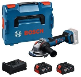 BOSCH SZLIFIERKA KĄTOWA 18V 125mm GWS 18V-11 PS 2x5,0Ah WŁĄCZNIK ŁOPATKOWY LB