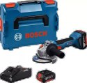 BOSCH SZLIFIERKA KĄTOWA 18V 125mm GWS 18V-8 2x4,0Ah WALIZKA