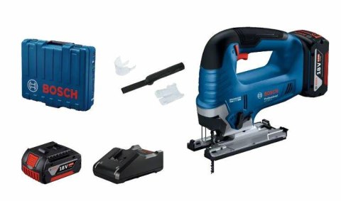 BOSCH WYRZYNARKA 18V GST 185-LI 2x4,0Ah UCHWYT "B" WALIZKA