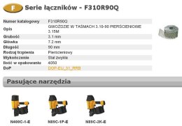 BOSTITCH GWOŹDZIE F 3,10- 90 R Q 4,05m