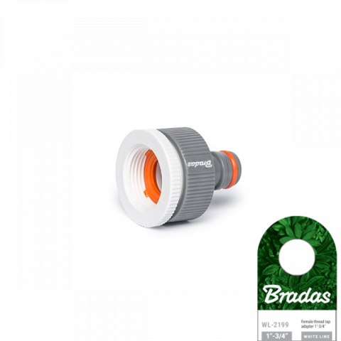 BRADAS PRZYŁĄCZE NA KRAN 1" - 3/4" /WHITE LINE