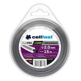 CELLFAST ŻYŁKA TNĄCA Z RDZENIEM 2,0*15m KWADRAT