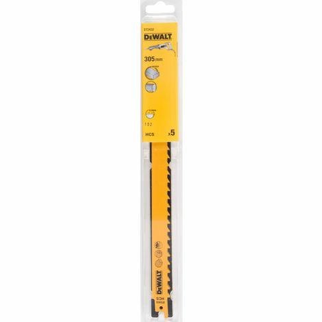 DEWALT BRZESZCZOT DO PIŁY SZABLASTEJ 305mm DREWNO /5szt.