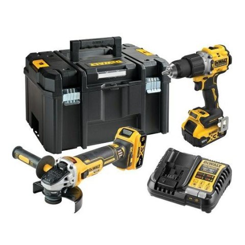 DEWALT ZESTAW COMBO 18V DCK2026P2T (DCD805, DCG405) 2x5,0Ah