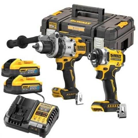 DEWALT ZESTAW COMBO 18V DCK2200H2T (DCD1007, DCF860) 2x5,0Ah POWERSTACK TSTAK