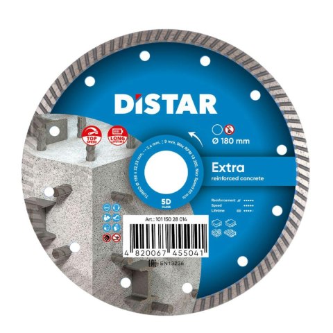 DISTAR TARCZA DIAMENTOWA EXTRA 180 x 2,4 x 22,23mm TURBO