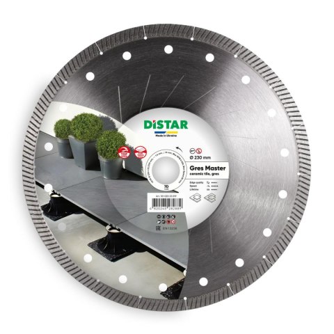 DISTAR TARCZA DIAMENTOWA GRES MASTER 230 x 1,6 x 10 x 22,23mm