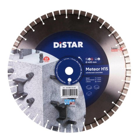 DISTAR TARCZA DIAMENTOWA METEOR H15 400 x 3,5/2,5 x 25,4mm
