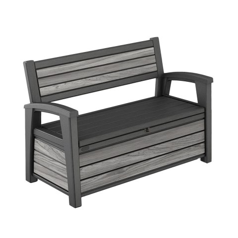 KETER ŁAWKA DECO GARDEN BENCH 227 L STORM GREY