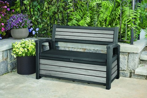 KETER ŁAWKA DECO GARDEN BENCH 227 L STORM GREY