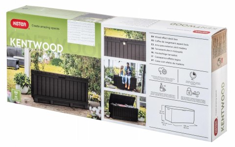 KETER SKRZYNIA OGRODOWA Kentwood 350L BRĄZ