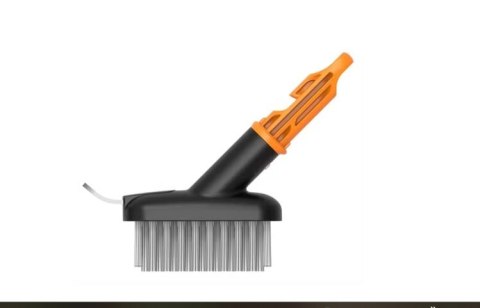 FISKARS SZCZOTKA STALOWA DO CZYSZCZENIA CHODNIKA, FUG, KOSTKI BRUKOWEJ, GŁOWICA DO SYSTEMU ONECLICK