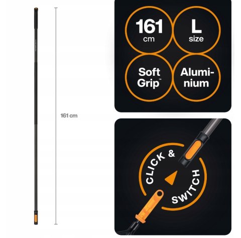 FISKARS TRZONEK ALUMINIOWY ROZMIAR L SYSTEM ONECLICK