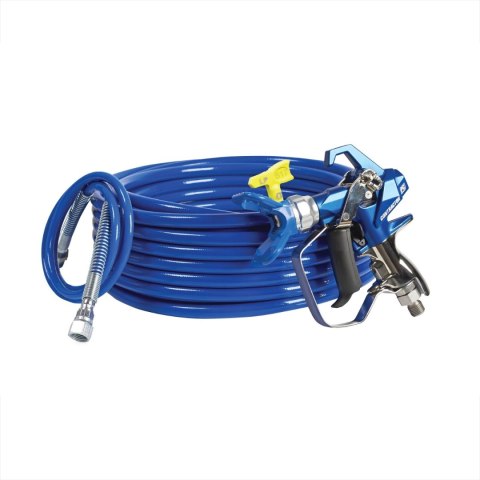 GRACO STANOWISKO MALARSKIE PISTOLET CONSTRACTOR PC COMPACT + WĄŻ BLUEMAX II 1/4" x 15m + KOŃCÓWKA BICZOWA 3/16 x 1,4m + DYSZA 51