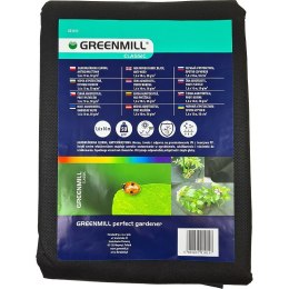 GREENMILL AGROWŁÓKNINA 1,6 x10m 50g/m2 ANTYCHWASTOWA CZARNA
