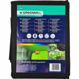 GREENMILL AGROWŁÓKNINA 1,6 x 5m 50g/m2 ANTYCHWASTOWA CZARNA
