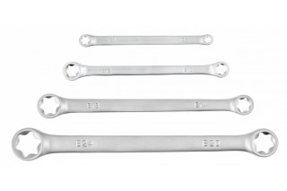 HOGERT ZESTAW KLUCZY OCZKOWYCH TORX 4el. E6 - E24