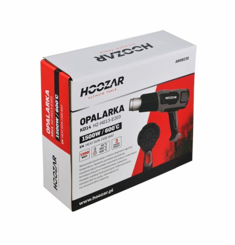 HOOZAR OPALARKA 1500W Z REGULACJĄ