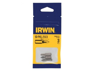 IRWIN KOŃCÓWKI kpl. 3szt. PH1 PH2 PH3 /25mm