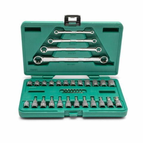 SATA ZESTAW KLUCZY TORX 35el 1/4" 3/8" WALIZKA
